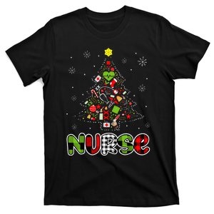 Festive Nurse Pajamas for the Holiday Season T-Shirt