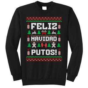 Feliz Navidad Putos Funny Christmas Sweater Design Sweatshirt Sweatshirt