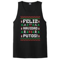 Feliz Navidad Putos Funny Christmas Sweater Design Sweatshirt PosiCharge Competitor Tank