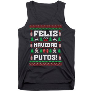 Feliz Navidad Putos Funny Christmas Sweater Design Sweatshirt Tank Top