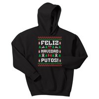 Feliz Navidad Putos Funny Christmas Sweater Design Sweatshirt Kids Hoodie