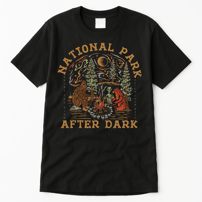 Funny National Park After Dark Adventure Tall T-Shirt