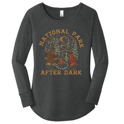 Funny National Park After Dark Adventure Women's Perfect Tri Tunic Long Sleeve Shirt