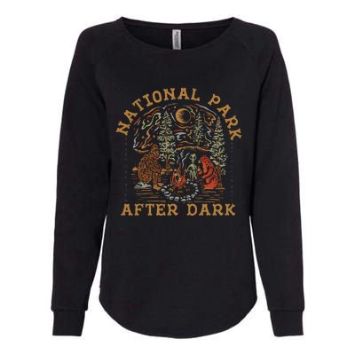 Funny National Park After Dark Adventure Womens California Wash Sweatshirt