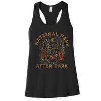 Funny National Park After Dark Adventure Women's Racerback Tank