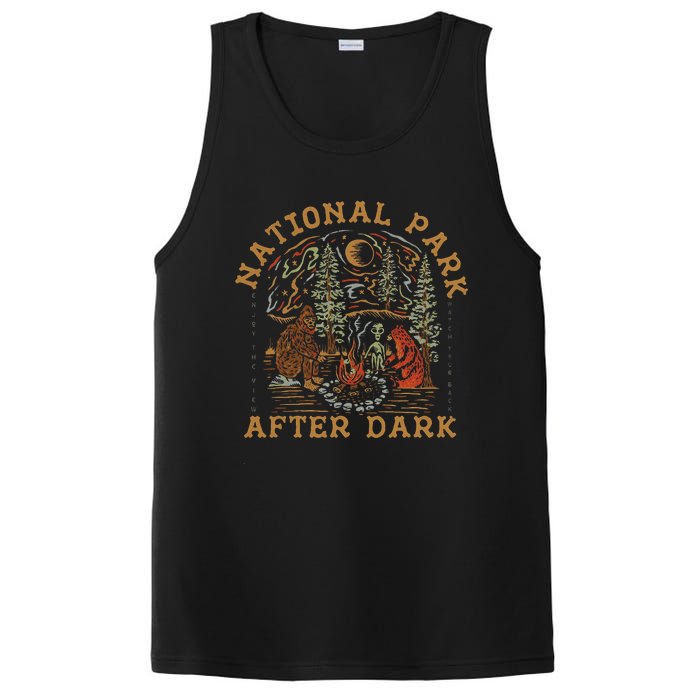 Funny National Park After Dark Adventure PosiCharge Competitor Tank