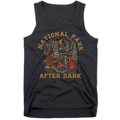 Funny National Park After Dark Adventure Tank Top