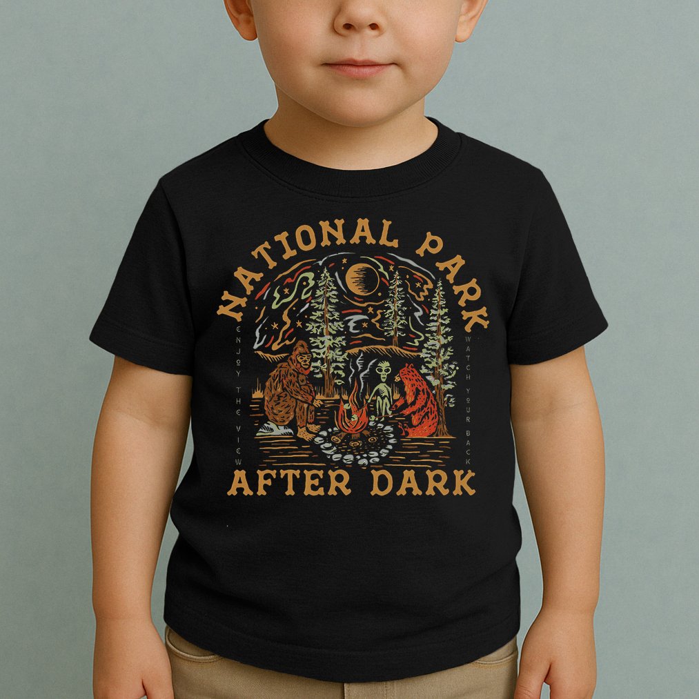Funny National Park After Dark Adventure Toddler T-Shirt