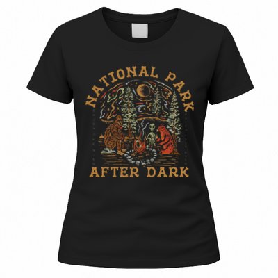 Funny National Park After Dark Adventure Women's T-Shirt