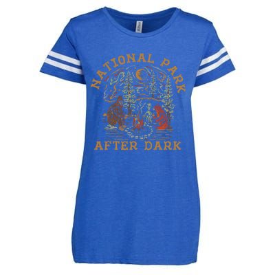 Funny National Park After Dark Adventure Enza Ladies Jersey Football T-Shirt