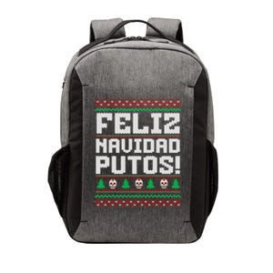 Feliz Navidad Putos Funny Mexican Christmas Sweater Vector Backpack