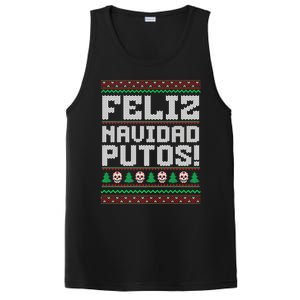 Feliz Navidad Putos Mexican Christmas Sweater Funny PosiCharge Competitor Tank