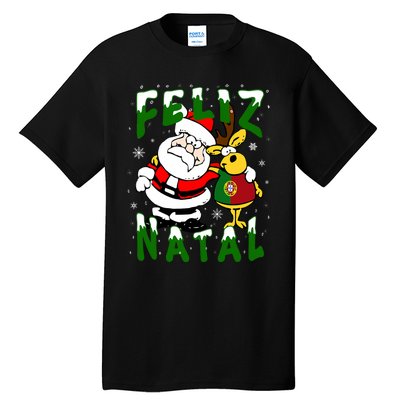 Feliz Natal Portugal Christmas Portuguese Xmas Gift Tall T-Shirt