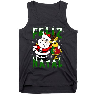 Feliz Natal Portugal Christmas Portuguese Xmas Gift Tank Top