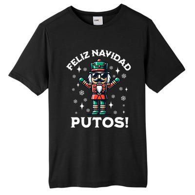 Feliz Navidad Putos Nutcracker Funny Christmas Tall Fusion ChromaSoft Performance T-Shirt