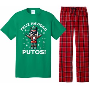 Feliz Navidad Putos Nutcracker Funny Christmas Pajama Set