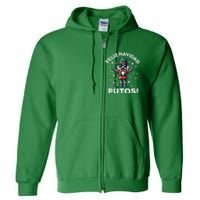 Feliz Navidad Putos Nutcracker Funny Christmas Full Zip Hoodie