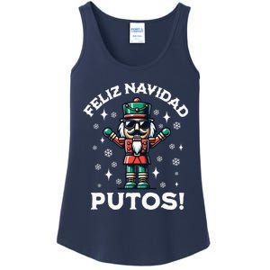 Feliz Navidad Putos Nutcracker Funny Christmas Ladies Essential Tank