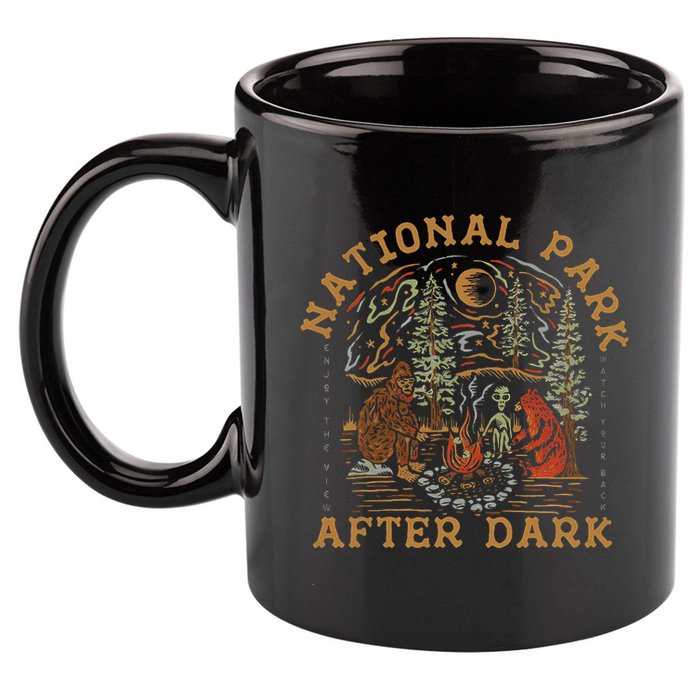 Funny National Park After Dark 11oz C Handle Ceramic Mug