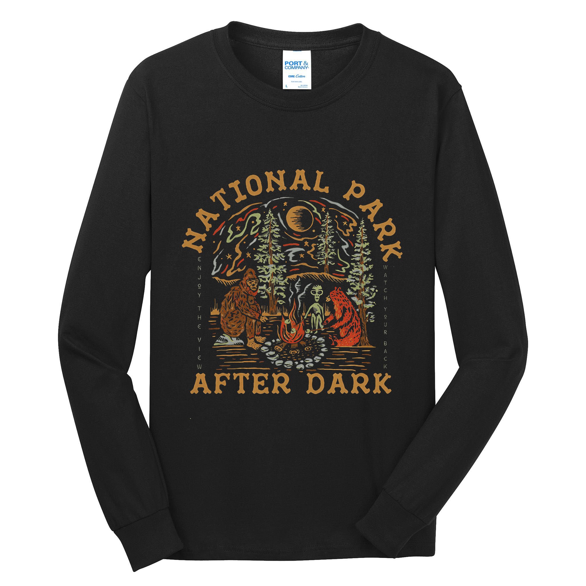 Funny National Park After Dark Tall Long Sleeve T-Shirt