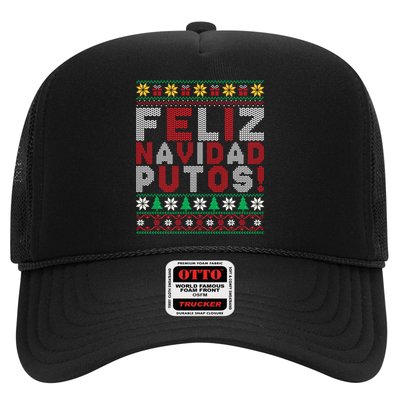 Feliz Navidad Putos Ugly Sweater Christmas Funny Hat