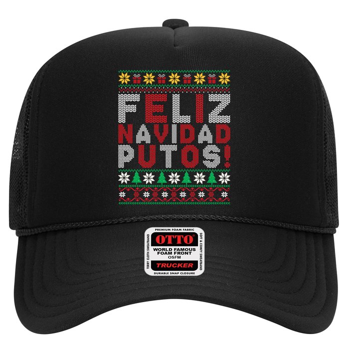 Feliz Navidad Putos Ugly Sweater Christmas Funny Hat