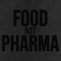 FOOD NOT PHARMA 7 Panel Mesh Trucker Snapback Hat