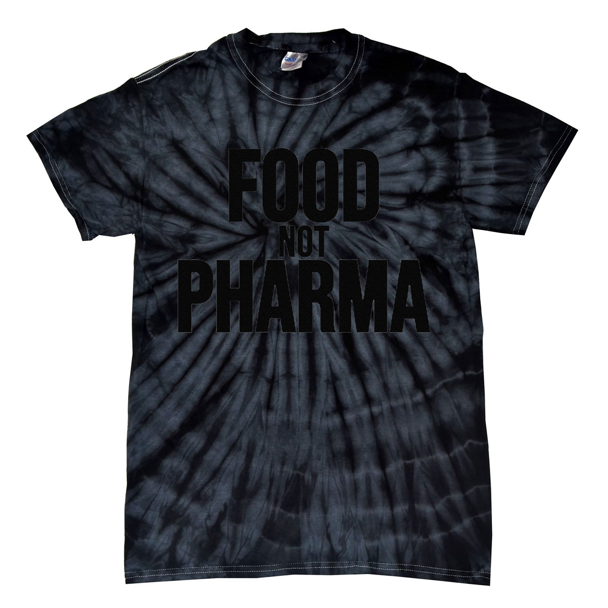 FOOD NOT PHARMA Tie-Dye T-Shirt