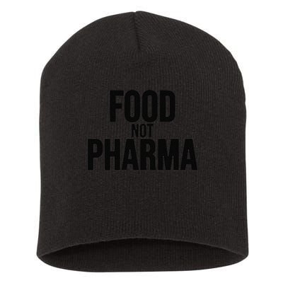FOOD NOT PHARMA Short Acrylic Beanie