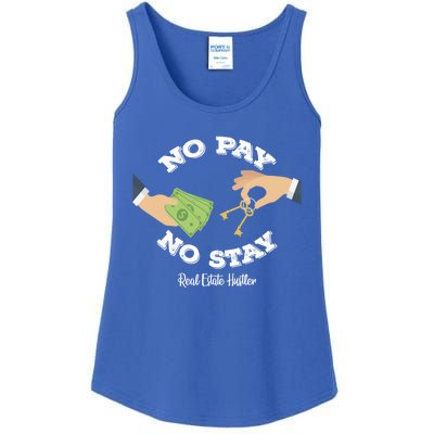 Funny No Pay No Stay Landlord Pay Me Real Estate Investor Gift Ladies Essential Tank