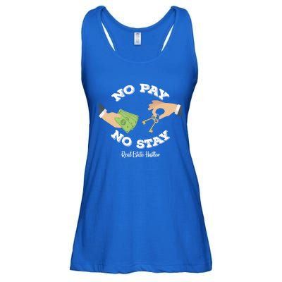 Funny No Pay No Stay Landlord Pay Me Real Estate Investor Gift Ladies Essential Flowy Tank