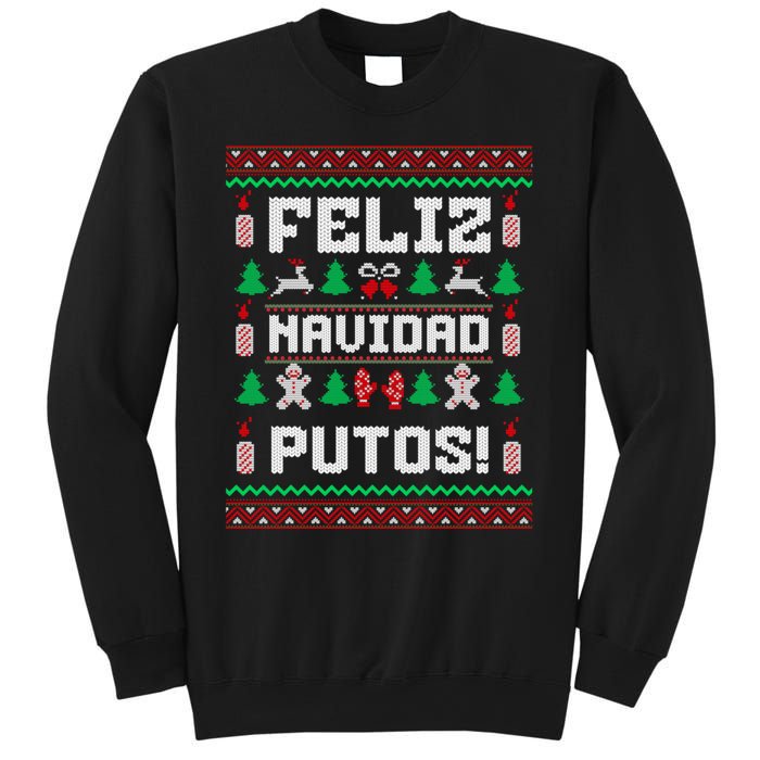 Feliz Navidad Putos Funny Christmas Sweater Design Sweatshirt