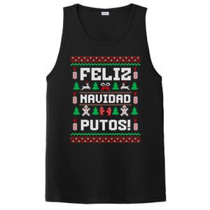 Feliz Navidad Putos Funny Christmas Sweater Design PosiCharge Competitor Tank