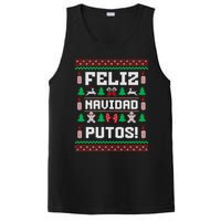 Feliz Navidad Putos Funny Christmas Sweater Design PosiCharge Competitor Tank