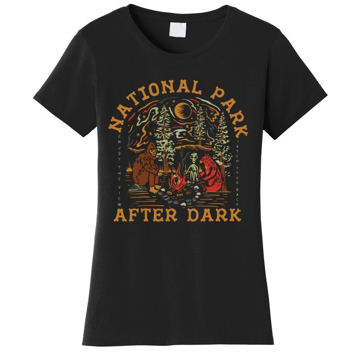 Funny National Park After Dark Women's T-Shirt