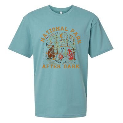 Funny National Park After Dark Sueded Cloud Jersey T-Shirt