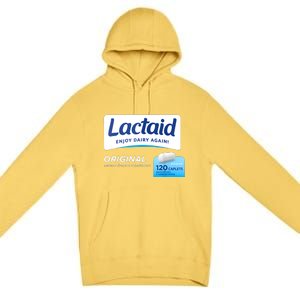 Funny Nurse Pharmacy Halloween Costume Lactaid Premium Pullover Hoodie