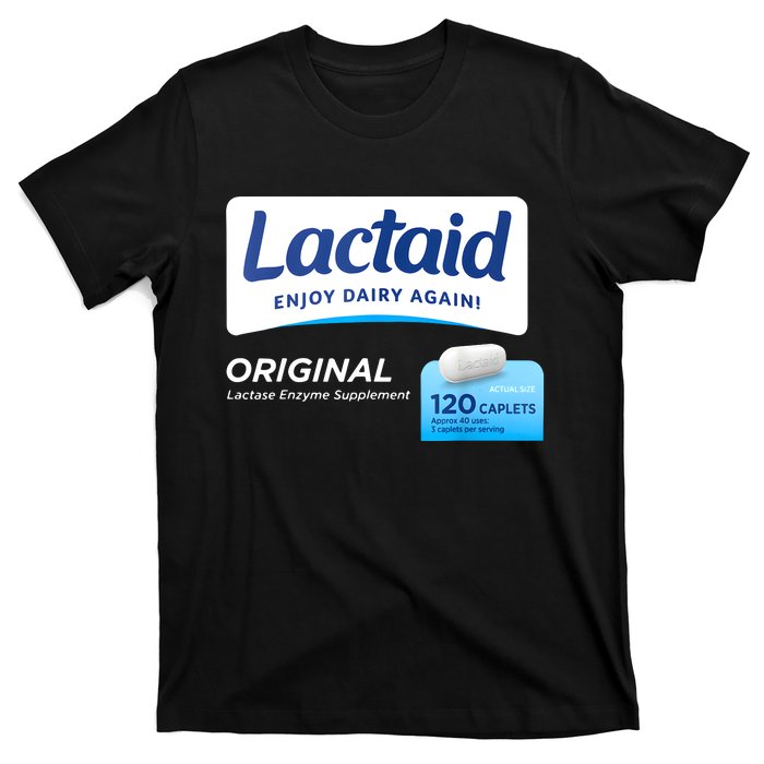 Funny Nurse Pharmacy Halloween Costume Lactaid T-Shirt