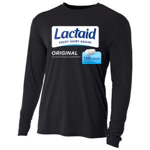 Funny Nurse Pharmacy Halloween Costume Lactaid Cooling Performance Long Sleeve Crew