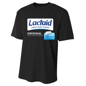 Funny Nurse Pharmacy Halloween Costume Lactaid Performance Sprint T-Shirt