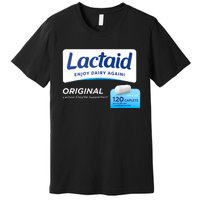 Funny Nurse Pharmacy Halloween Costume Lactaid Premium T-Shirt