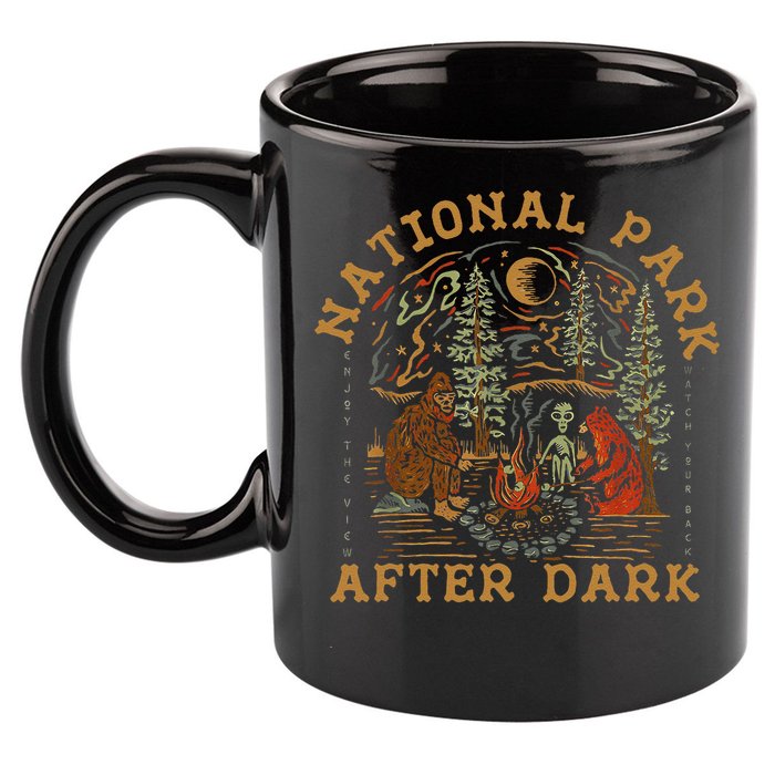 Funny National Park After Dark 11oz C Handle Ceramic Mug