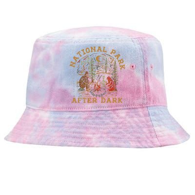 Funny National Park After Dark Tie-Dyed Bucket Hat