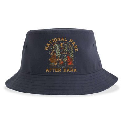 Funny National Park After Dark Sustainable Bucket Hat