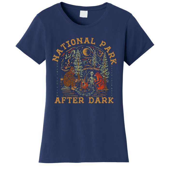 Funny National Park After Dark Women's T-Shirt