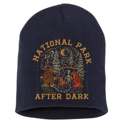 Funny National Park After Dark Short Acrylic Beanie