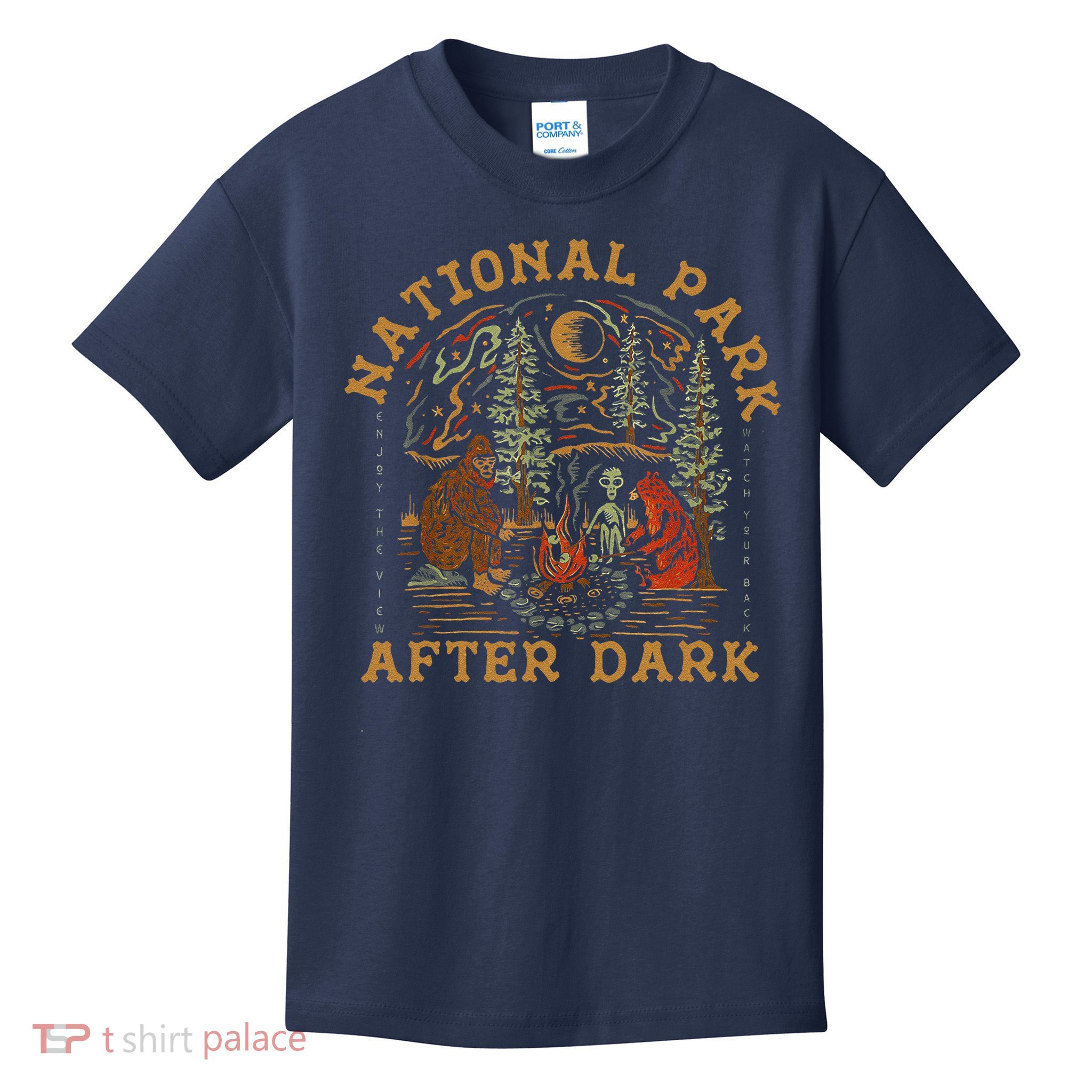 Funny National Park After Dark Kids T-Shirt