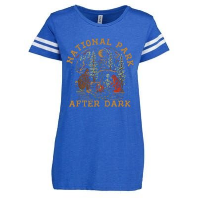 Funny National Park After Dark Enza Ladies Jersey Football T-Shirt