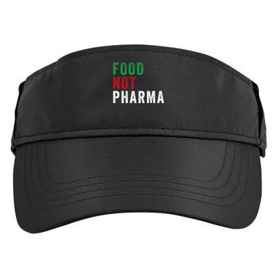 Food Not Pharma Nutraceuticals Natural Organic Nutrition Adult Drive Performance Visor