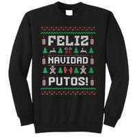 Feliz Navidad Putos Funny Mexican Christmas Sweater Gift Sweatshirt